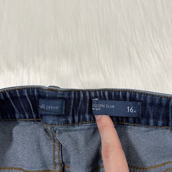 J.‎ Jill Size 16 R Rainforest Wash Modern Slim Boot Cut Denim Jeans - Picture 8 of 12